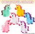 ArtCreativity Unicorn Rubber Toys for Kids, Pack of 12, 2 Inch Floating Bath and Pool Water Toys