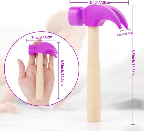 Hammer Hammers Wooden Toys Simulation Maintenance Tools Educational Toys for Kids Birthday Party Games Supplies