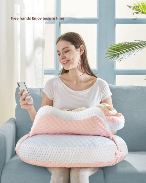 WYXunPlanet Nursing Pillow, Breastfeeding Pillow for Breastfeeding and Bottle Feeding to Reduce Strain on arms