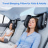 360 (1 Car Headrest Pillow with Hook, Adjustable Car Seat Neck Support with Memory Foam & Ice Silk, Rotating Travel