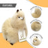 Llama Stuffed Animal – 9 inch Cute, Soft and Cuddly Alpaca Plush Toy Handcrafted on Real Alpaca Natural Fur