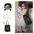 MTWML Counter(Stripe-Black) Hook On High Chair with Tray,Portable Baby High Chair that Attaches to Table,Clip On Fast