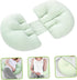 U-Shaped Lumbar Support Pillow for Pregnancy - Ergonomic Waist Cushion