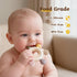Wenobby 3 Packs 0-6 6-12 Teether Rings for Months Babies, Teething Toys with Pacifier Clip Holder, Baby Chew Toys