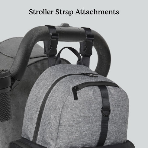 Pack Backpack, HUGGIES Unisex-adult Day Diaper Black/Solid, One Size
