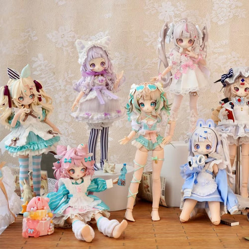1/8 Sugary Girls Series MJD Blind Box Mystery Box Dolls Action Anime Figure BJD Dolls Cute Figures Collectibles