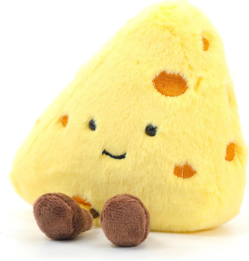 Adorable Plush Cheese Stuffed Toy - Soft and Cuddly for All Ages