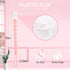 4 Pack MINMUNJIU Silicone Pacifier Clip Holder, One Piece Soft Flexible Binky Clips Pacifier Holder Clip for Girls