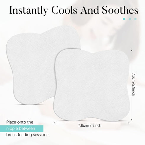 20 Pieces Soothing Gel Pads Adjusting Hydrogel Reusable Pads Breastfeeding Essentials Nursing Pads Breast Pads Cooling Relief for Moms Sore Nipples from Pumping or Nursing