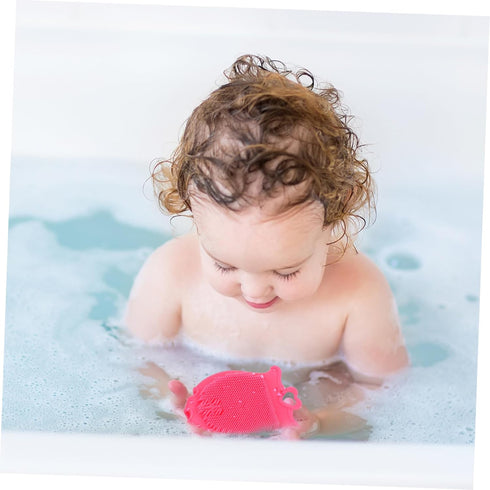 Ipetboom 3-Piece Set Kids Hair Scalp Brush - Exfoliating Shower Scrubber