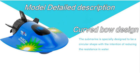 GoolRC Mini RC Submarine Boat - Waterproof Remote Control Toy