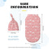 Cute Pink Strawberry Newborn Baby Swaddle Blanket With Beanie Hat Baby Receiving Blanket Gifts For Boys Girls Infant