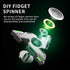 Fidget Spinners, Spinner Gifts for Adults and Kids, Stress Relief Toy, Metal Finger Hand Toy with Luminous Light