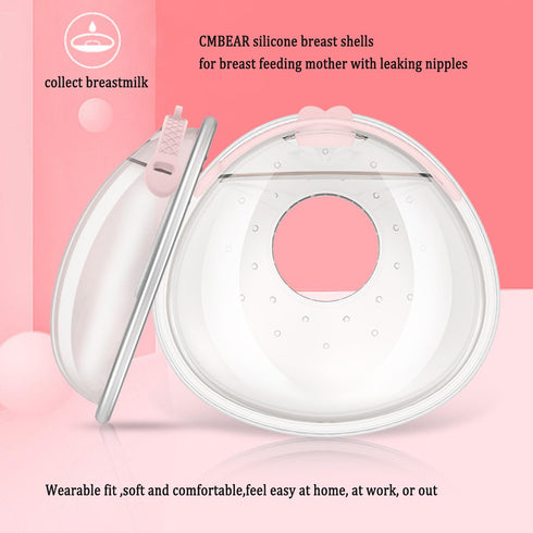 Breast Shells Milk Collector, with a Storage Organizer Box for Breastfeeding Nursing Mum, Collect Leaking