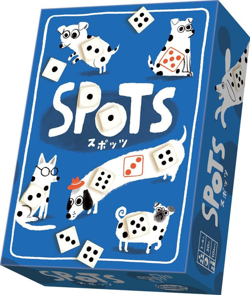 CMYK Spots Dice Game: A Fun Family Game with Dogs and Luck!