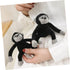 2pcs Plush Monkey Keychains, Stuffed Orangutan Gorilla Keyrings, Cute Animals for Backpacks, Monkey Stuffed Animal