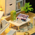300pcs DIYDEC Mini Books Miniatures Dollhouse Books for Anxiety Bookshelf Tiny Plastic Books for Dollhouse Decor