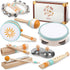 Toddlers Musical Instruments, Montessori Wooden Toys for 1-3 Year Old, Percussion Gift for Boys & Girls