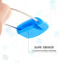 50 Pieces Safety Diaper Pins, 2.2 Inch Plastic Head Cloth Diaper Nappy Pins with Velvet Bag (Blue)