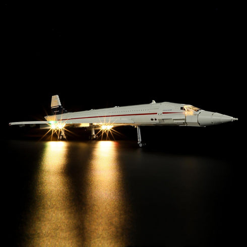 Lightailing LED for Lego 10318 Concorde, Lighting Kit Compatible with Lego Building Blocks Model