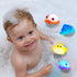 Bath Toys Set of 8 Pcs Light Up Floating Rubber Animal Toys, Color Changing Light for Kids Bathtub Games