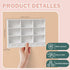 1:12 Scale Dollhouse Bookshelf, Multi-Functional Dollhouse Book Shelf for Displaying Mini Books and Accessories, Great