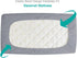 2 Pack, 17'' 33'', Bassinet Mattress Pad Cover Waterproof, Quilted Mattress Protector Sheets Fits All Mainstream
