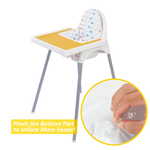 Inflatable Supporting Cushion for IKEA Antilop High Chair, Baby High Chair Cushion, Polyester Fabric Cover