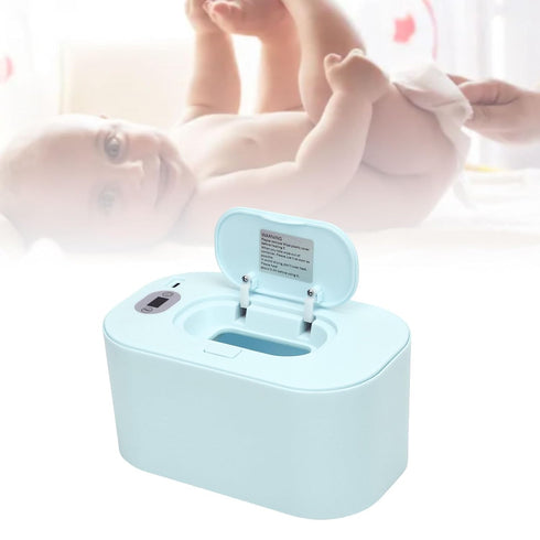 Vikye Baby Wipe Warmer, Automatic Temperature Control Large Capacity Wipes Dispenser, Fast Heating Portable for Home