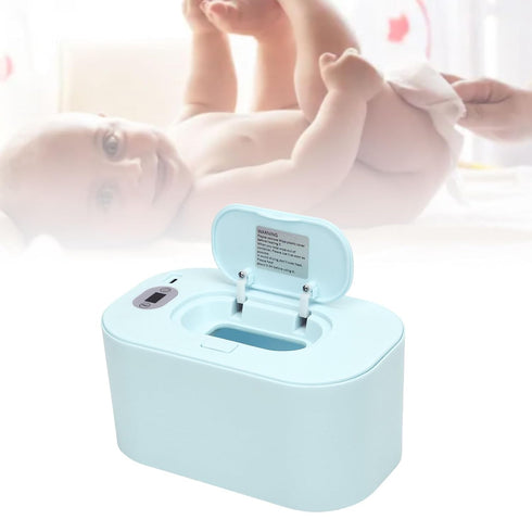 FTVOGUE Baby Wipes Warmer Larger Capacity Wipe Dispenser Even Heating Diaper Paper Warmer for Outdoor Home (Green