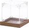 MECCANIXITY 4"x4"x4" Acrylic Display Case, Clear Dustproof Storage Organizer for Action Figures
