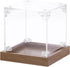 MECCANIXITY 4"x4"x4" Acrylic Display Case, Clear Dustproof Storage Organizer for Action Figures