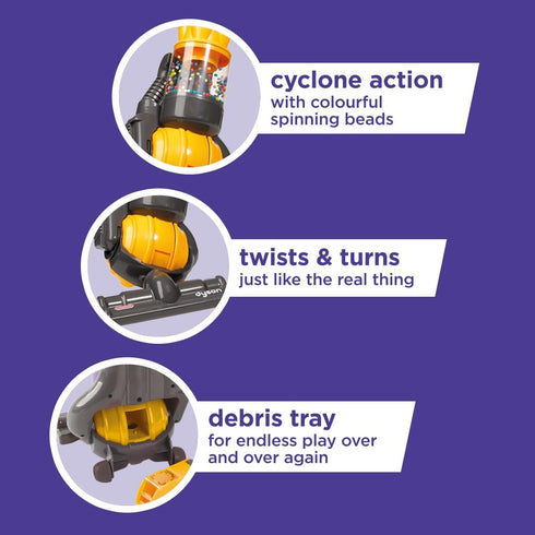 Casdon Dyson Ball Miniature Replica for Children Aged 3+ | Twist and Turn Action for Realistic Role-Play Fun