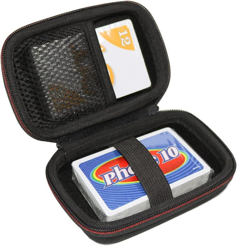 Hard Protective Case for UNO Classic, Phase 10, Hoyle Waterproof Playing Cards (Only Case)