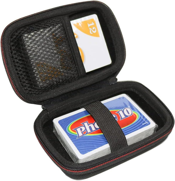 Hard Protective Case for UNO Classic, Phase 10, Hoyle Waterproof Playing Cards (Only Case)