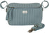 3 Sprouts Quilted Stroller Organizer with Cup Holder, Durable Caddy Accessory, Green, Converts to Diaper Bag