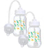 Hands-Free Baby Bottle - Anti-Colic Nursing System 4 oz Baby Bottle with Fast Flow Nipple/Teat