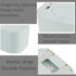 Generic Baby Wipe Warmer,Portable Large Capacity Wipes Warmer Dispenser with LED Display,USB Powered,with Temperature