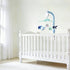 NICEMER 12 Baby Crib Mobile for Boys and Girls, Soft Plush Ocean Characters Mobiles, Blue and Grey Nursery Decor