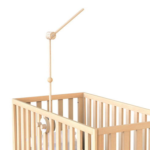 Lavendex Baby Crib Mobile Arm Wooden Mobile Holder for Crib (Beech Wood), Baby