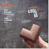 Roving Cove HeftyFit Corner Protector for Baby, 4 Large Corners, Heavy-Duty Soft Rubber Foam, Coffee Brown