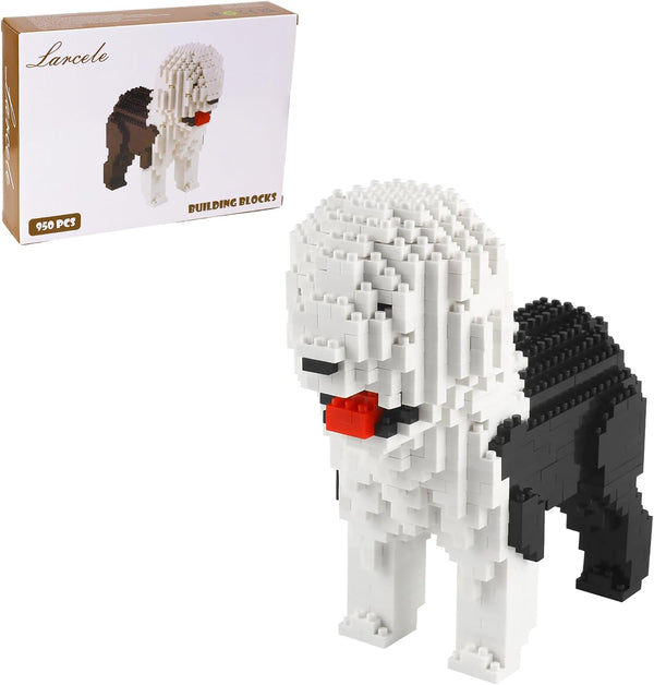 Larcele Micro Dog Building Blocks, Pet Mini Building Toy Bricks, 950 Pieces, KLJM-02
