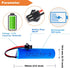 funkawa 2000mAh (1200mAh 3.7V SM-2P -(2 -Pack) RC Car Battery Upgraded), Shockli Remote Control Rechargeable Battery