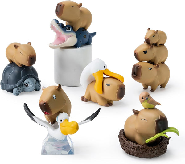 BEEMAI Capybara Series 1PC Blind Box Figures, Random Design Cute Collectible Toys