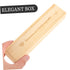 PRETYZOOM Wooden Pregnancy Test Keepsake Box with Slide Lid Elegant Storage Case for Announcement Memories for Parents