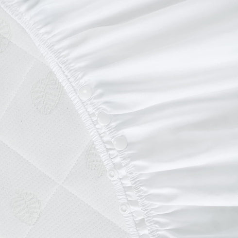 28 52 14 Crib Bed Skirt x with Drop Pleated Dust Ruffle for Baby Boys Girls Elastic Adjustable Fit Toddler Bedskirt