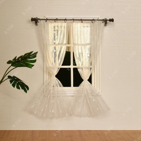 1/12 iLAND Dollhouse Accessories on Scale, Dollhouse Decor of Mini Curtain Rods, Dollhouse Kitchen Hangers (Classical