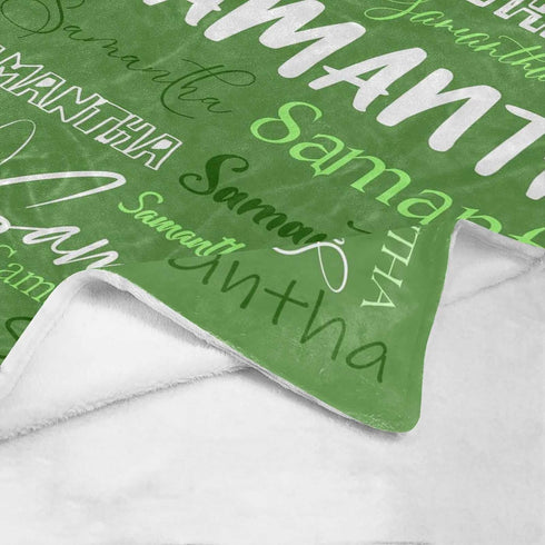 InterestPrint 40 50 Inch Customized Baby Blankets with Names, Personalized Baby Girls Blanket Initial Swaddle Blanket