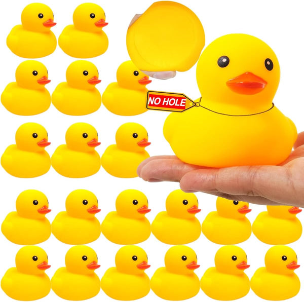 3.4 Inch 20 Pcs Kalafona Rubber Bathtub Duck/Duckie Waterproof No 'Bebe' No