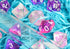 Purple DND Dice Set, Pop Color D&D Dice, Polyhedral Dice Set for Dungeons and Dragons, Role Playing Games